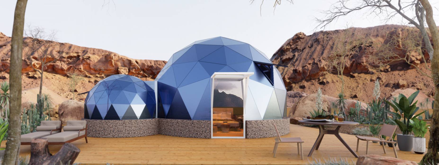 冠县球形智能光伏玻璃星空房